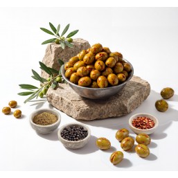 Yöre Soslu Hatay Taş Kırma Zeytin 