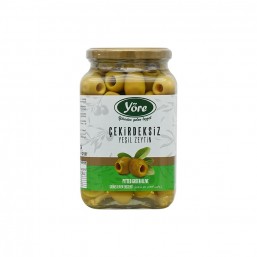 Yöre Çekirdeksiz Yeşil Zeytin 450 gr (161-180 Kalibre)