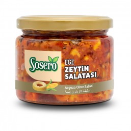 Sosero Ege Zeytin Salatası 290 gr Cam Kavanoz