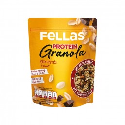 Fellas Granola - Yer Fıstığı & Protein Bar Parçacıklı 270 Gr