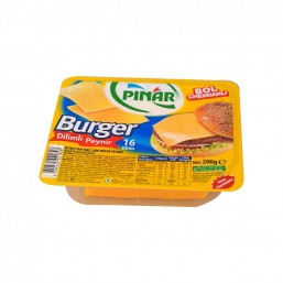 Pınar Dilimli Cheddar Burger Peyniri 200 gr