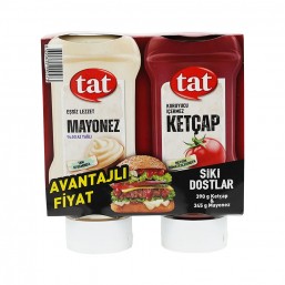 Tat Sıkı Dostlar Ketçap 390 gr + Mayonez 345 gr