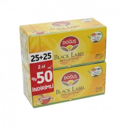 Doğuş Black Label Poşet Çay 25+25 Adet