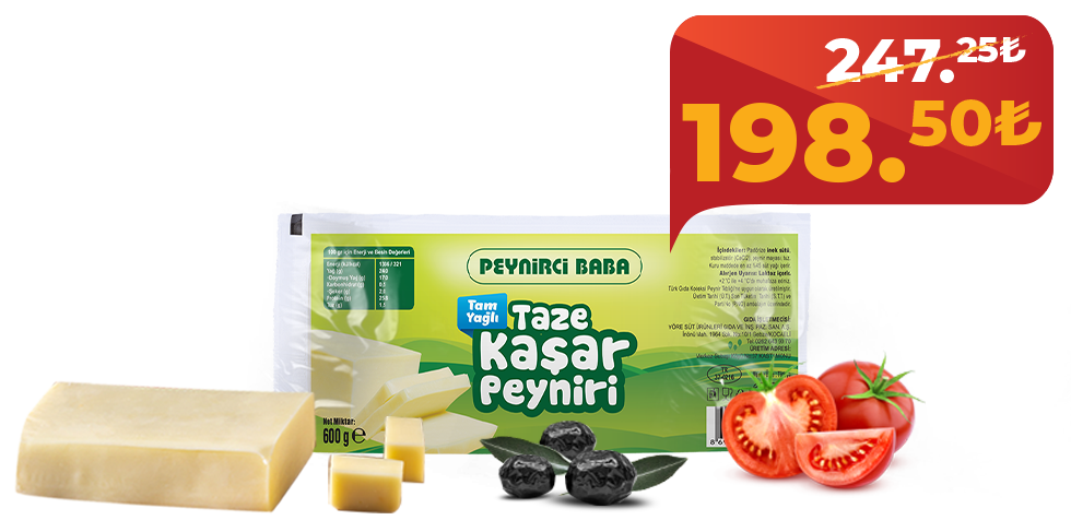 Taze Kaşar Peyniri Slider