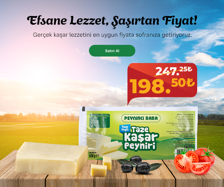 peynirci baba taze kaşar