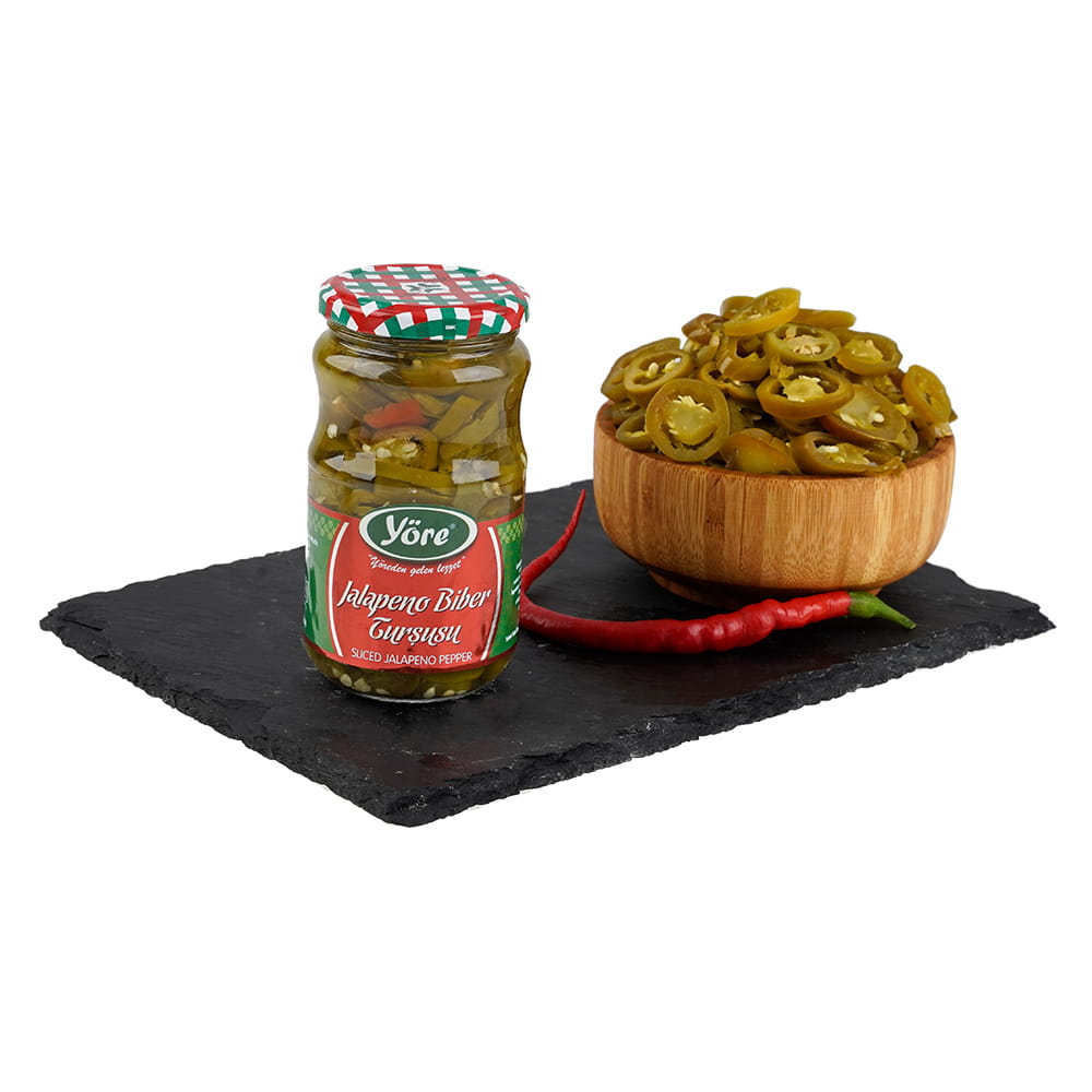 Yöre Jalapeno Biber Turşusu Cam Kavanoz 340 gr ürünü