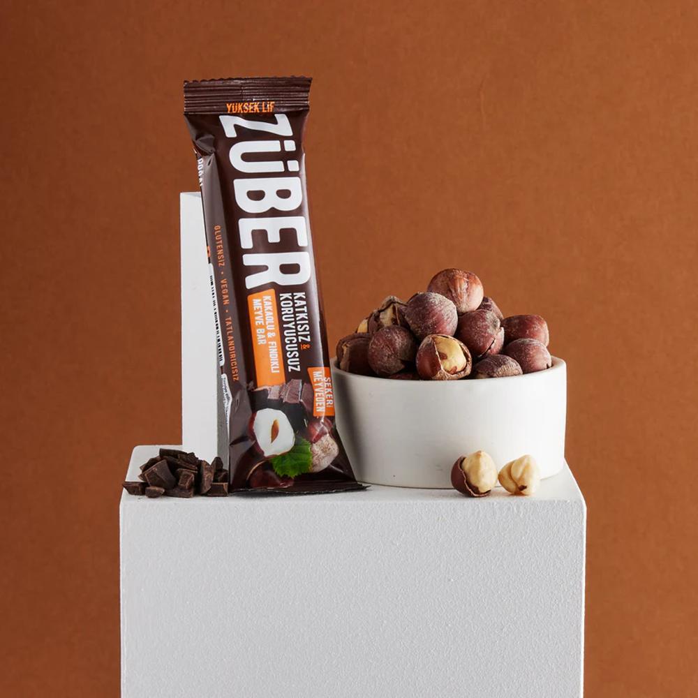 Züber Fındıklı & Kakaolu Meyveli Bar 40 gr ürünü
