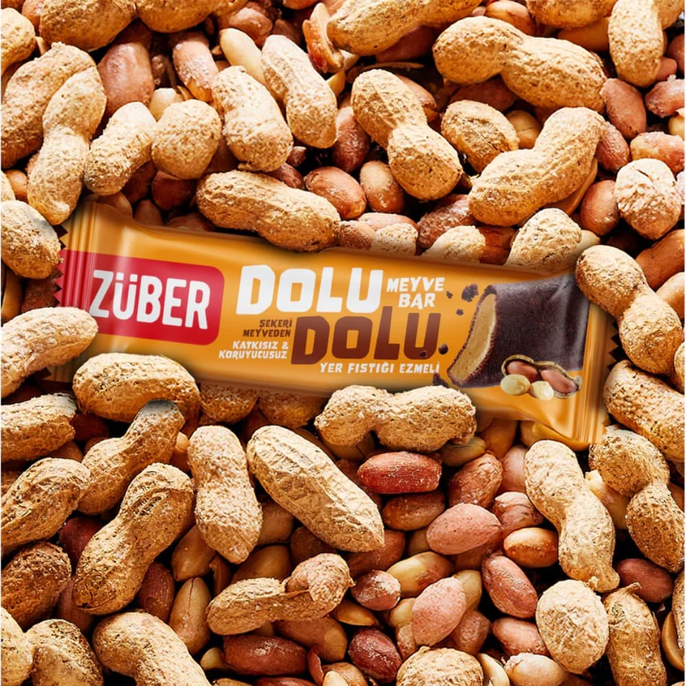 Züber Dolu Dolu Yer Fıstığı Ezmeli Meyve Bar 30 gr ürünü