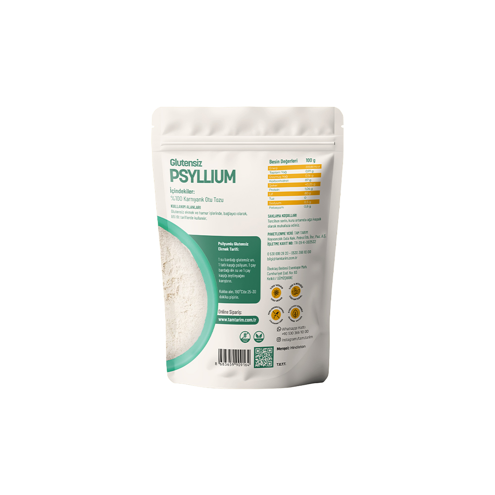 Tam Tarım Glutensiz Karnıyarık Otu Tozu 100 gr ürünü