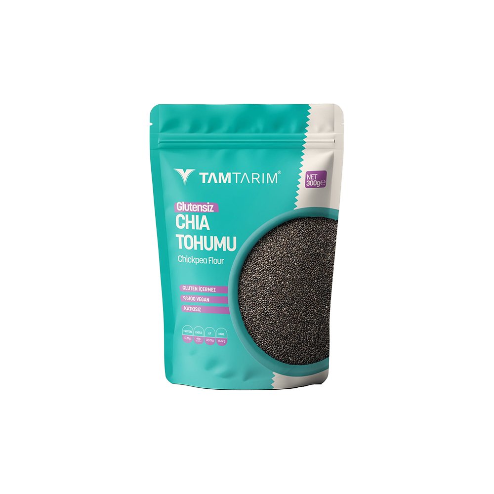 Tam Tarım Glutensiz Chia Tohumu 300 gr ürünü