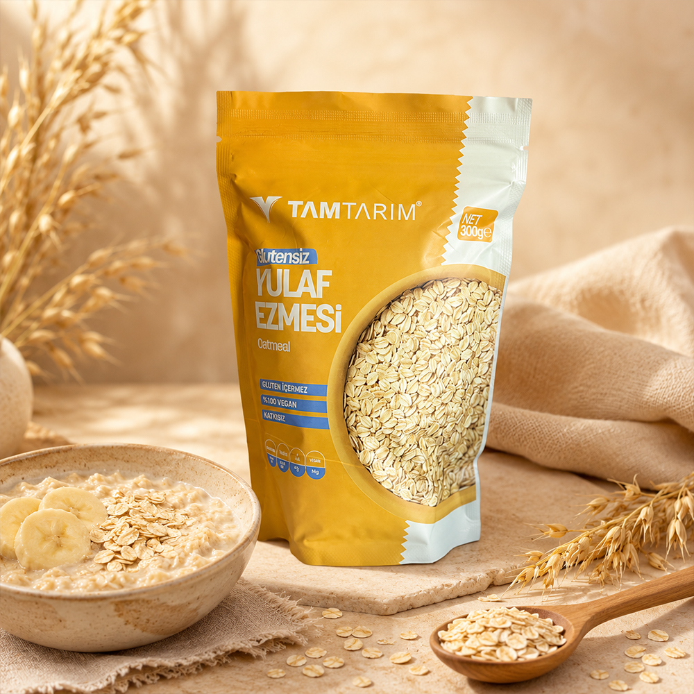 Tam Tarım Glutensiz Yulaf Ezmesi 300 gr ürünü
