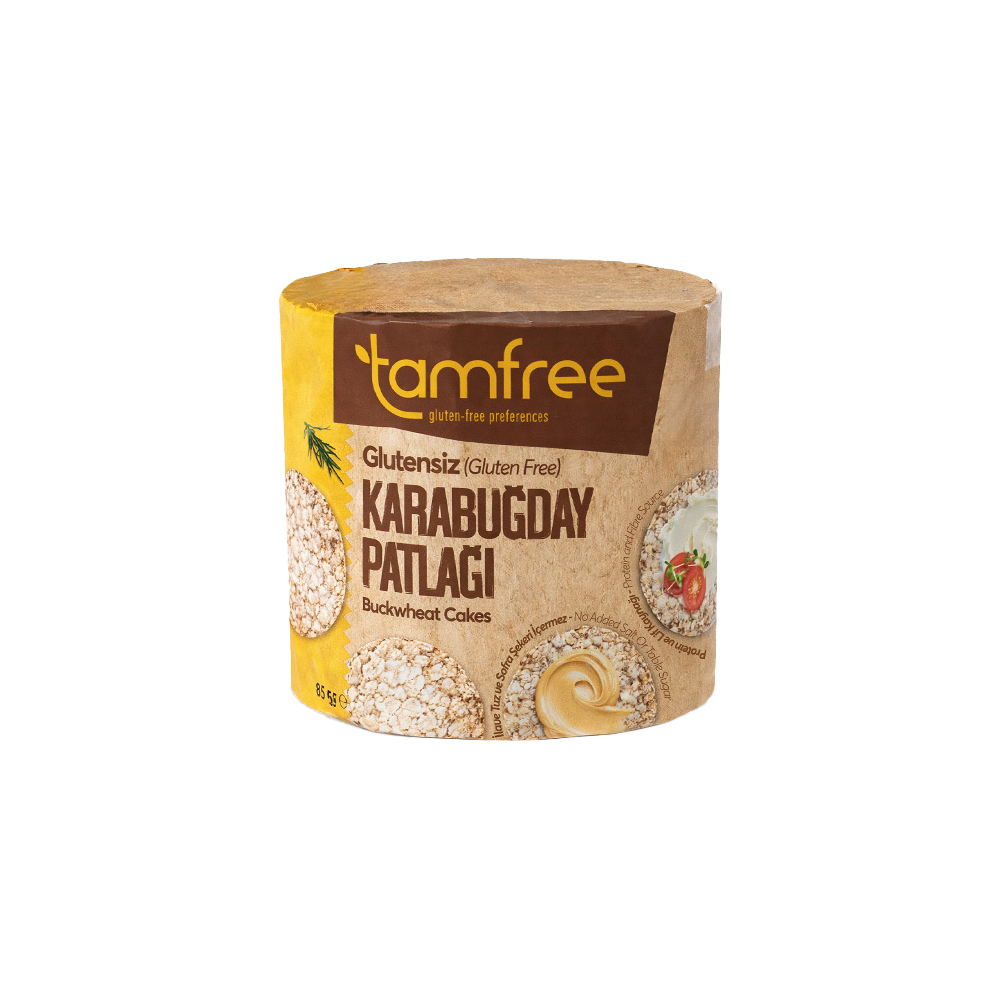 Tam Tarım Glutensiz Karabuğday Patlağı 85 gr ürünü