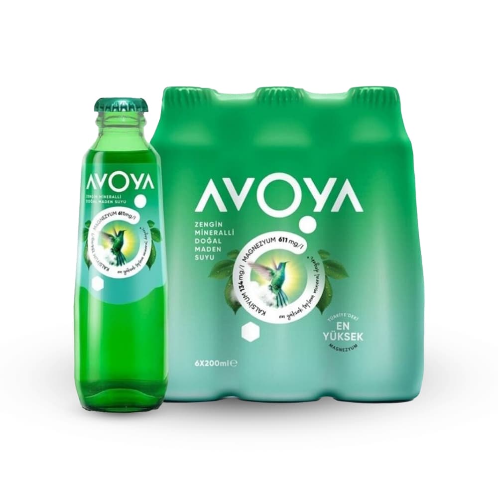 Avoya Zengin Mineralli Doğal Maden Suyu 200 ml x 6 ürünü