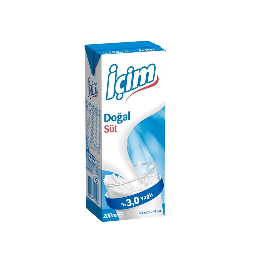 İçim %3 Yağlı Süt 200 ml ürünü