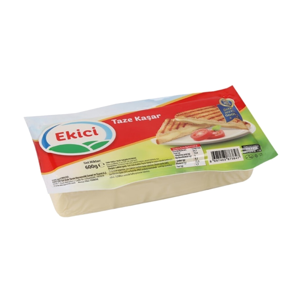 Ekici Tam Yağlı Kaşar Peyniri 600 gr ürünü