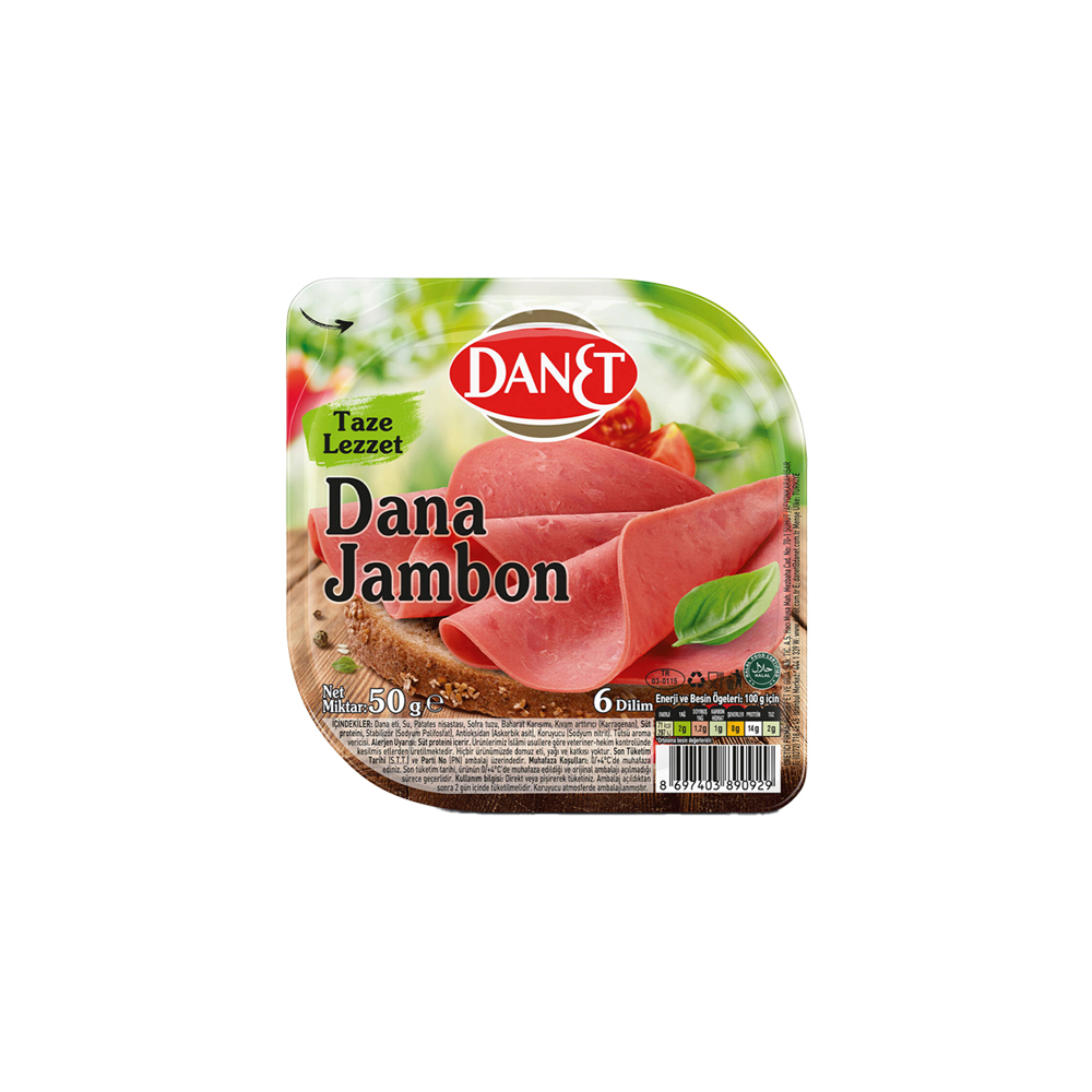 Danet Dana Jambon Dilimli 50 gr ürünü