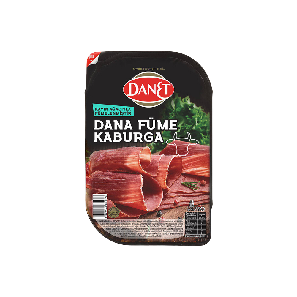 Danet Dana Füme Kaburga Dilimli 70 gr ürünü