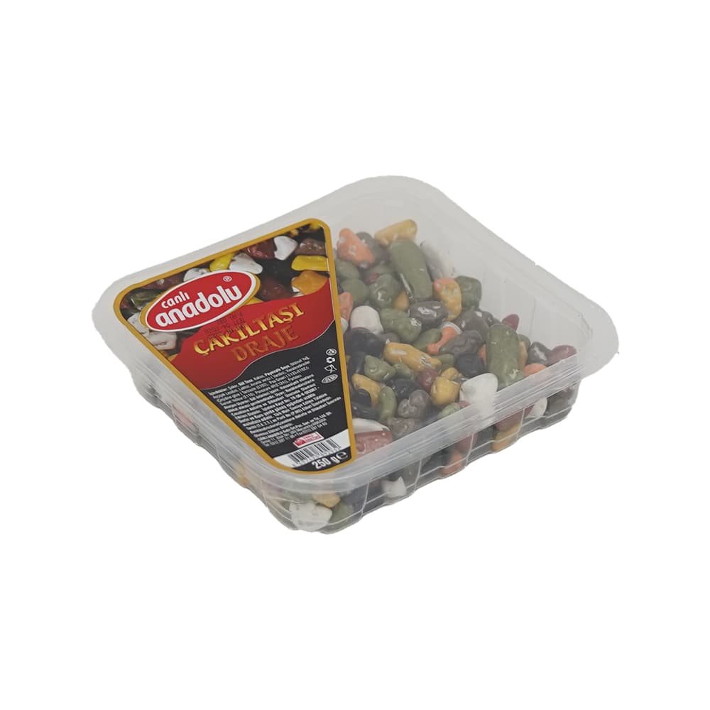Canlı Anadolu Çakıltaşı Draje Çikolata 250 gr ürünü