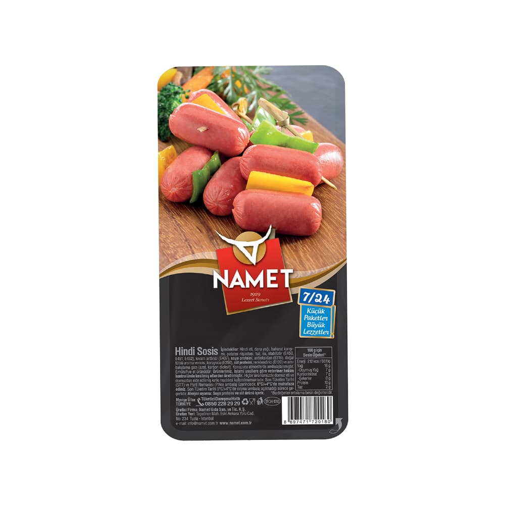 Namet Hindi Kokteyl Sosis 140 gr ürünü