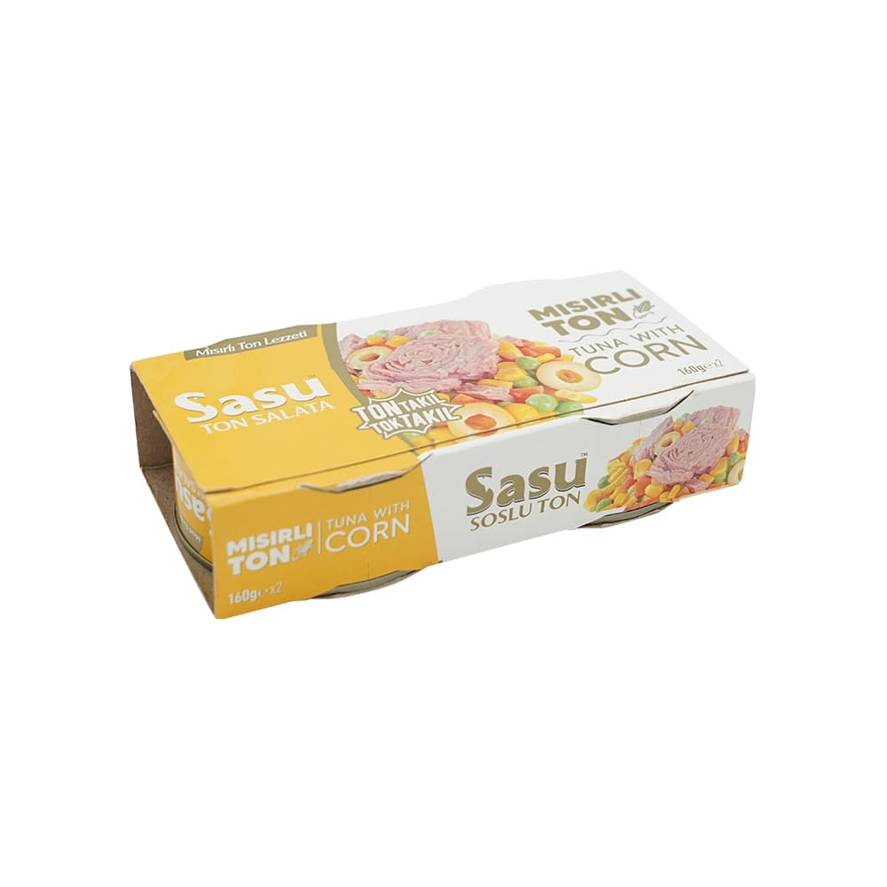 Sasu Mısırlı Ton Balığı 2x160 gr ürünü