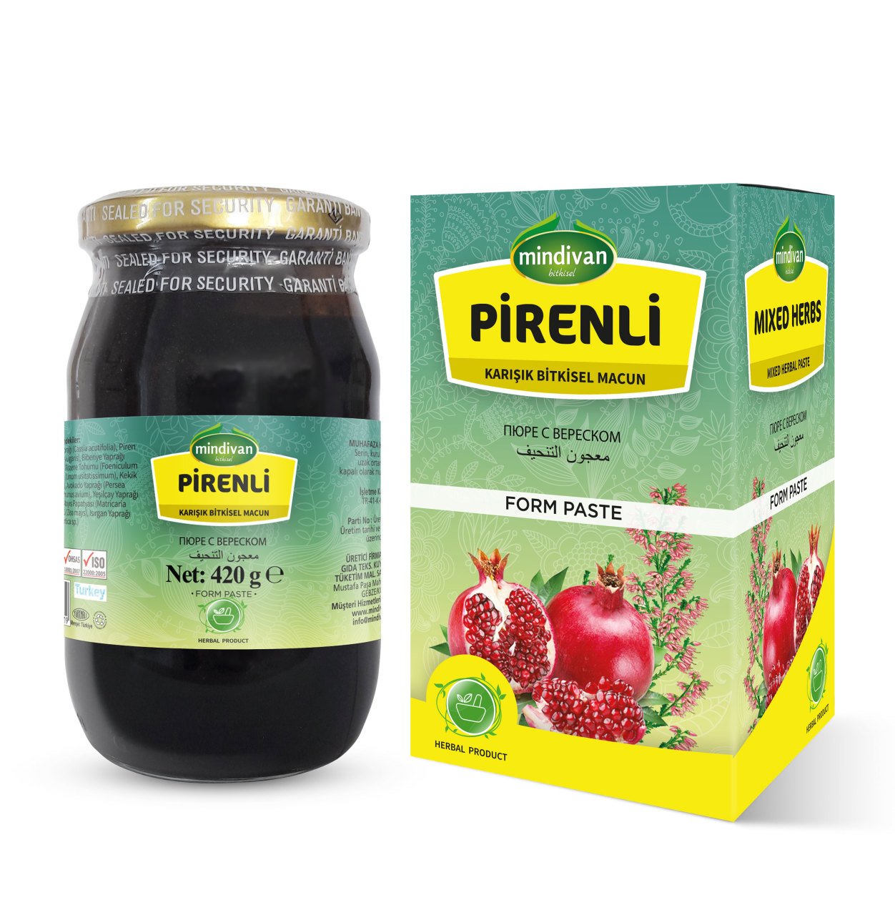 Mindivan Pirenli Karisimli Macun 420 Gr Peynirci Baba