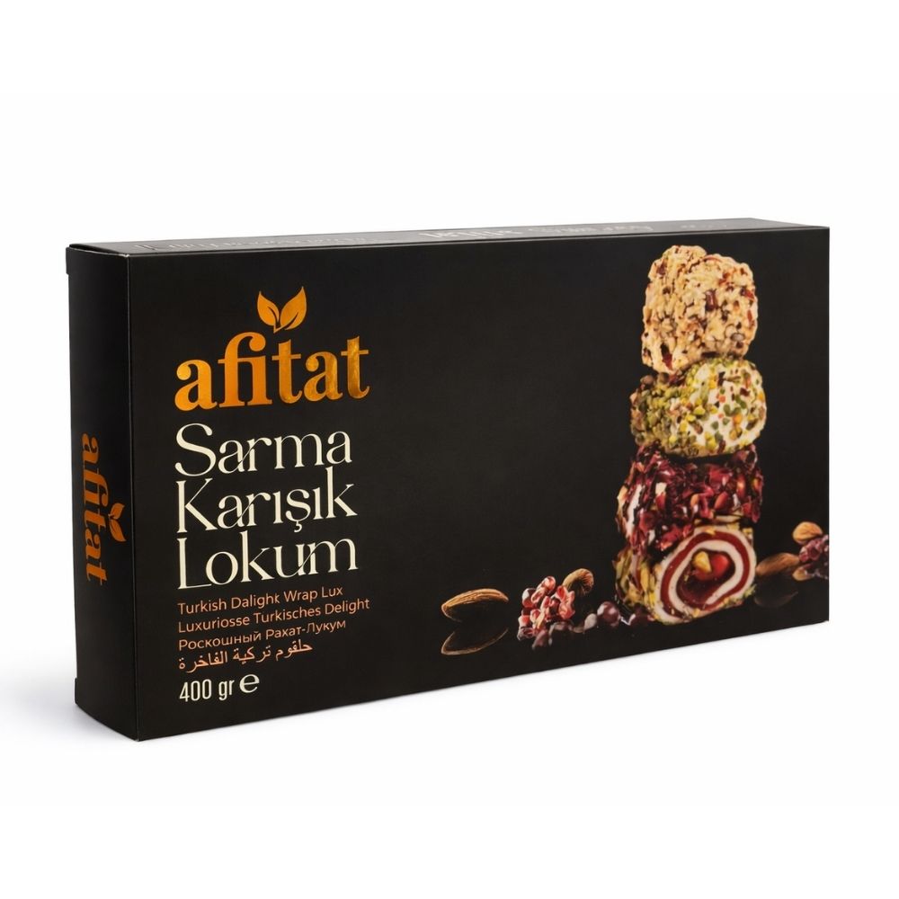 Afitat Karışık Sarma Lokum 400 gr ürünü