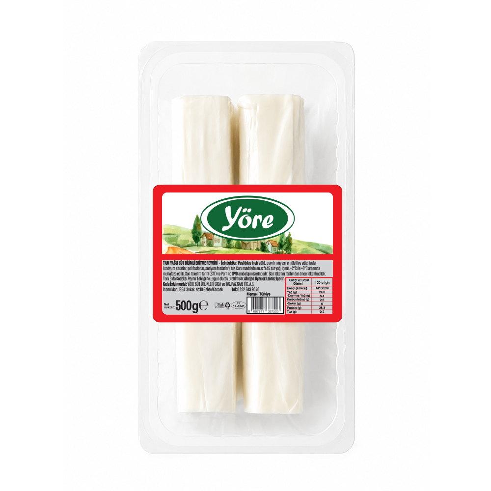 Yöre Süt Dilimli Eritme Peyniri 500 gr ürünü