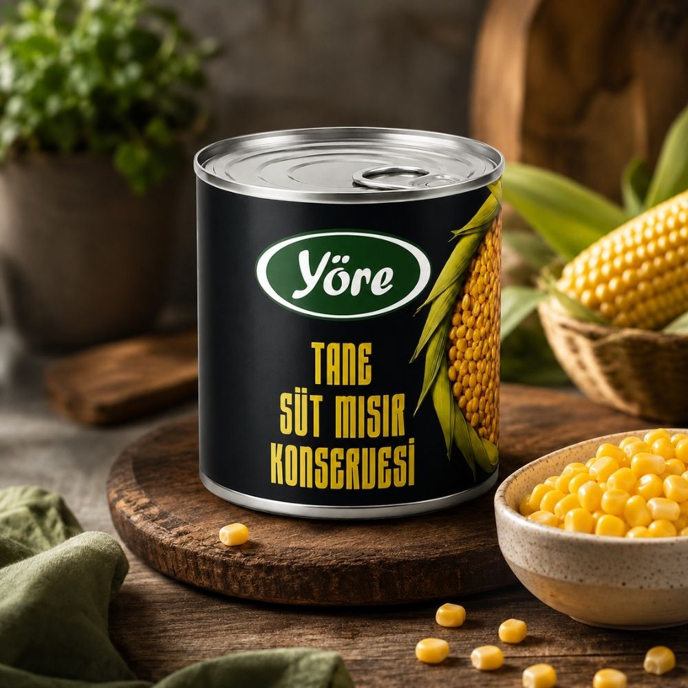 Yöre Tane Süt Mısır Konservesi 340 gr ürünü