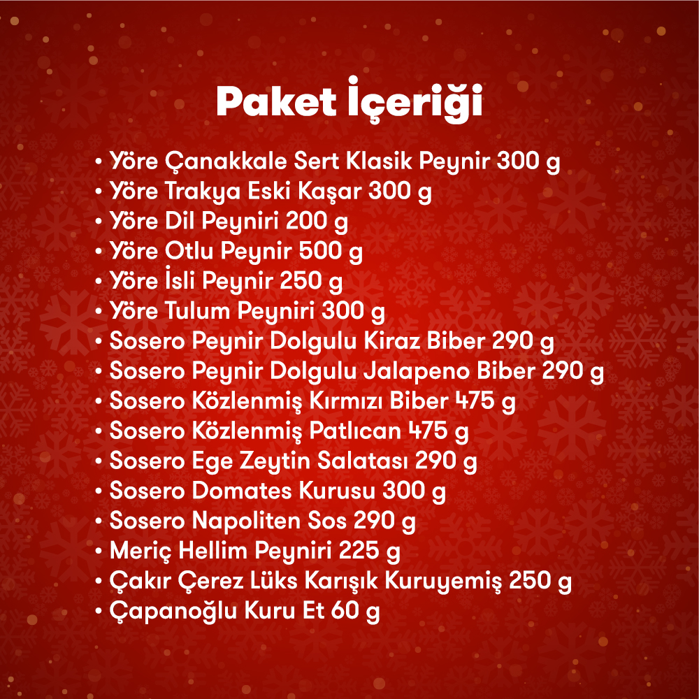 Premium Yılbaşı Paketi ürünü