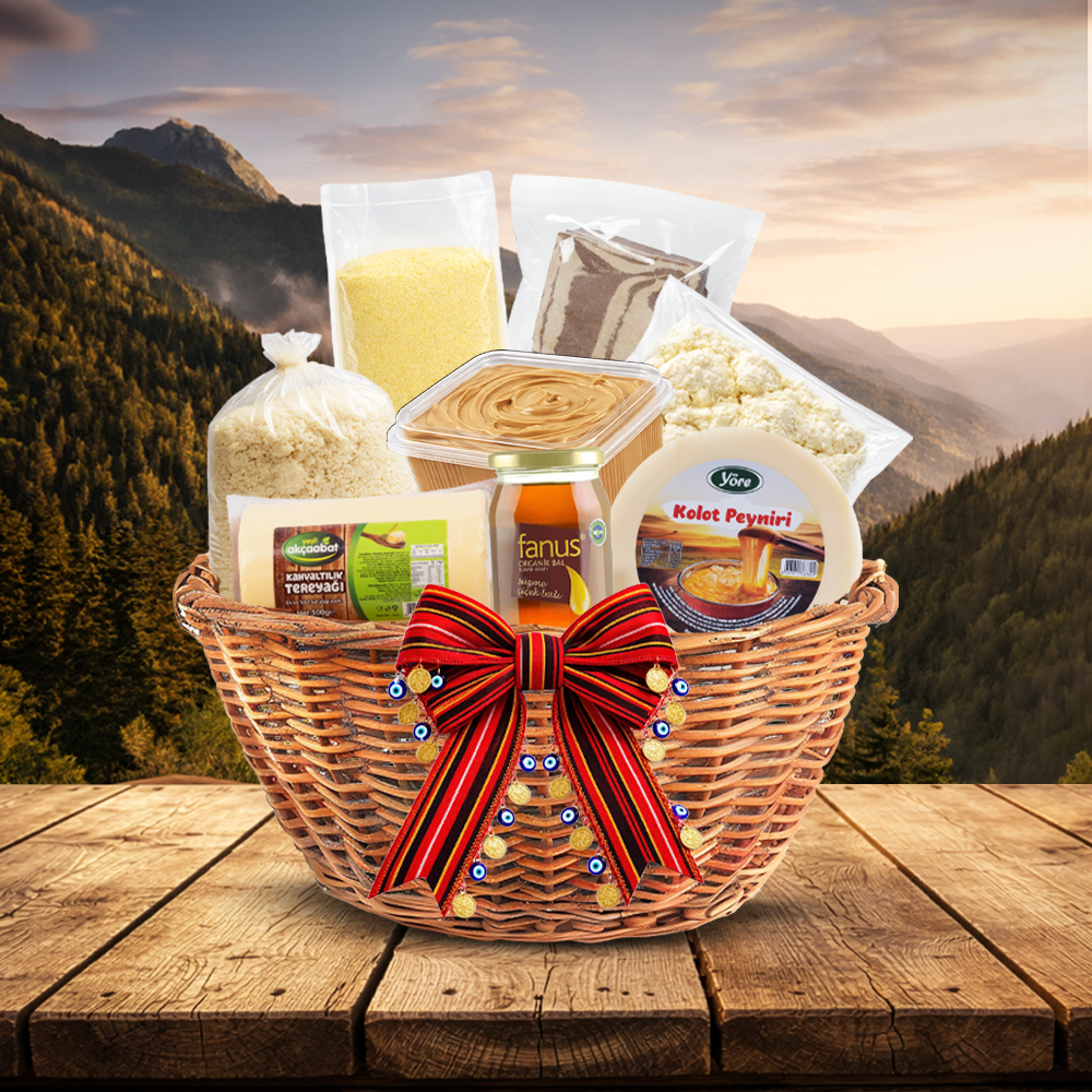 Yöresel Karadeniz Sepeti ürünü