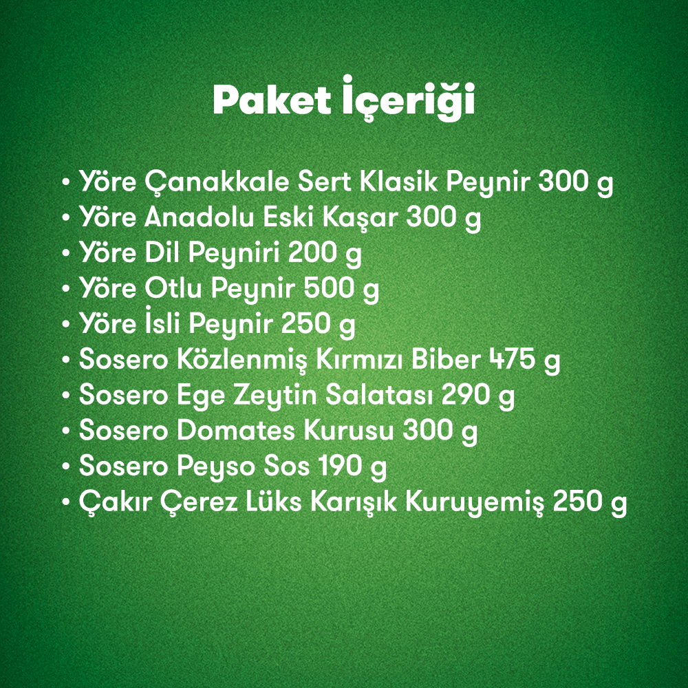 Standart Yılbaşı Paketi ürünü